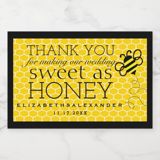 スウィートアハニーカスタムゲストフェイスラベル フードラベル (シングルラベル)