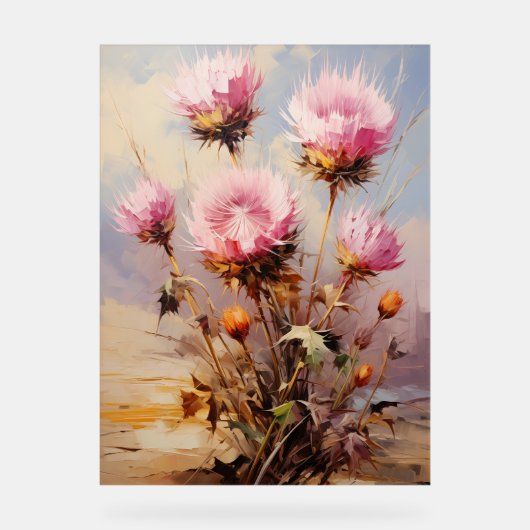 スウィートアリスサムインパストフローラ アクリルサイン (正面)