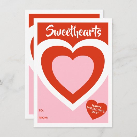 スウィートアーツヴァレンティネスハートデザインエリア シーズンカード (正面/裏面)