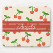 スウィートアートさくらんぼ マウスパッド (正面)