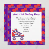 スウィートアートスケート 招待状 (正面/裏面)