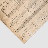 スウィートアートティッシュペーパーデコページヴィンテージ音楽 薄葉紙 (詳細)