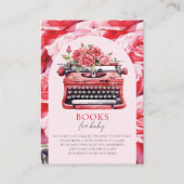 スウィートアートフローラアーチベイビーシャワーブズベビー エンクロージャーカード (正面)