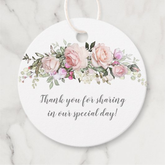 スウィートアート赤面結婚ラウンド | フェイバータグ (正面)