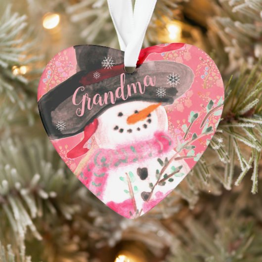 スウィートアート雪だるま オーナメント (ツリー)