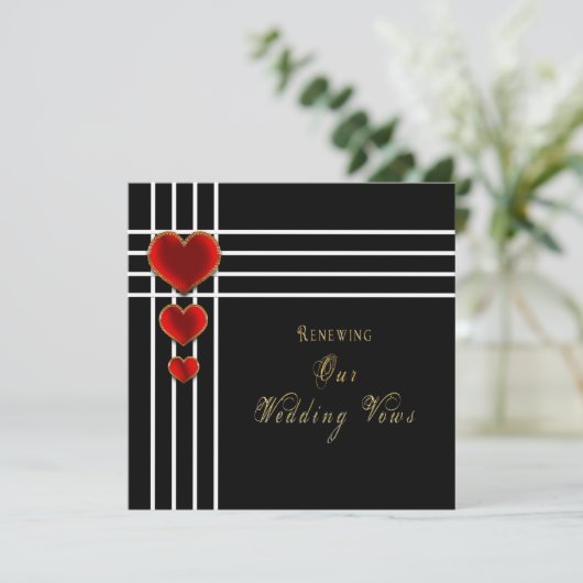 スウィートアー結婚トの誓いの更新招待状 招待状 (スタンド正面)