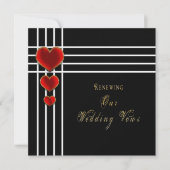 スウィートアー結婚トの誓いの更新招待状 招待状 (正面)