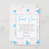 スウィートアー |赤ちゃんシャワー サンキューカード (正面)