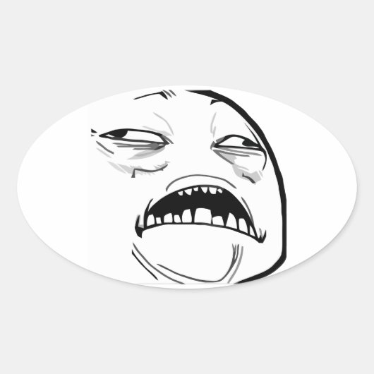 スウィートイエスミーム- Oval Stickers 楕円形シール (正面)