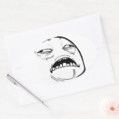 スウィートイエスミーム- Oval Stickers 楕円形シール (封筒)