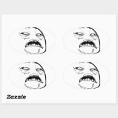 スウィートイエスミーム- Oval Stickers 楕円形シール (シート)