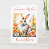 スウィートイースター恵みヴィンテージバニーラビット カード (正面)