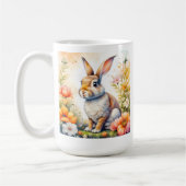 スウィートイースター恵みヴィンテージバニーラビット コーヒーマグカップ (左)
