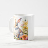 スウィートイースター恵みヴィンテージバニーラビット コーヒーマグカップ (正面左)