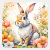 スウィートイースター恵みヴィンテージバニーラビット スクエアシール (正面)