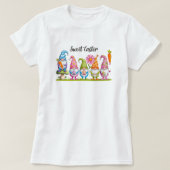 スウィートイースター格言、ハッピーイースター Tシャツ (デザイン正面)
