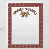 スウィートウィズクッキーホリデーレターヘッド (正面/裏面)