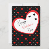 スウィートウィッシュ赤いハートバレンティンデー シーズンカード (正面)