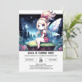 スウィートウィムシーフェアリー誕生日 招待状 (スタンド正面)