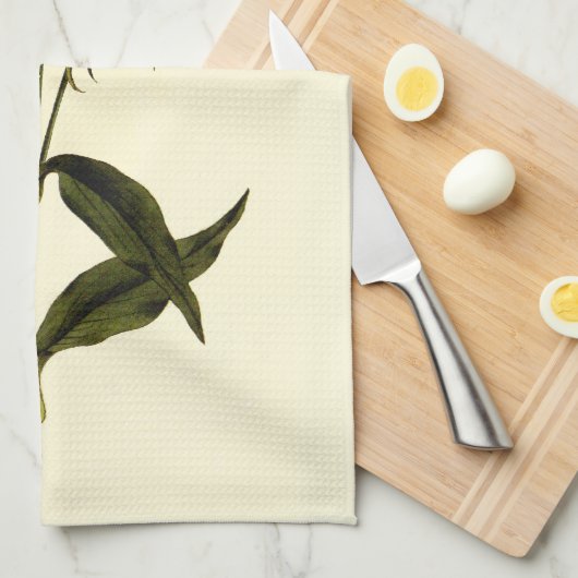スウィートウィリアムフローラアートキッチンタオル キッチンタオル (四つ折り)