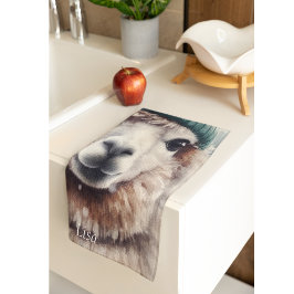 スウィートウィンターアルパカカスタム キッチンタオル