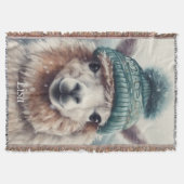 スウィートウィンターアルパカカスタム スローブランケット (正面)