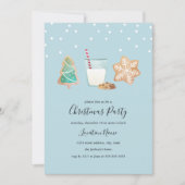 スウィートウィンタークッキークリスマスパーティー 招待状 (正面)