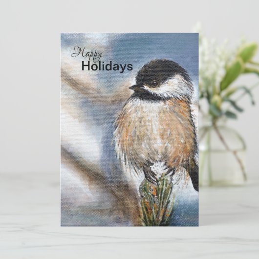 スウィートウィンター《鳥》アメリカゴガラバードホリデーカード シーズンカード (スタンド正面)