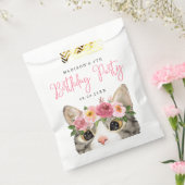 スウィートウォーター子猫誕生日パーティー フェイバーバッグ (封をした状態)