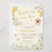 スウィートエイズビーズスウィートイエローサマー春ベビー 招待状 (正面)
