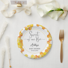 スウィートエイズビーベイビーシャワー紙プレート ペーパープレート