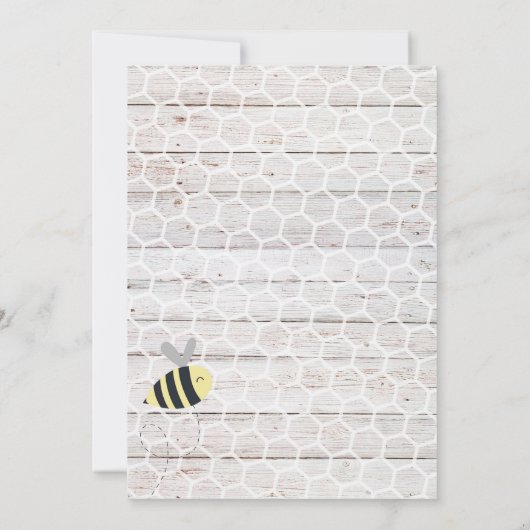 スウィートエイズビーベビーシャワー招待状 招待状 (裏面)