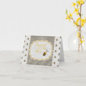 スウィートエイトビーサンキューカード カード (黄色い花)