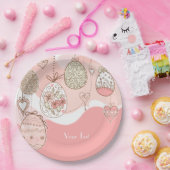 スウィートエレガンスイースターエッグ ペーパープレート (パーティー)