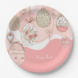 スウィートエレガンスイースターエッグ ペーパープレート