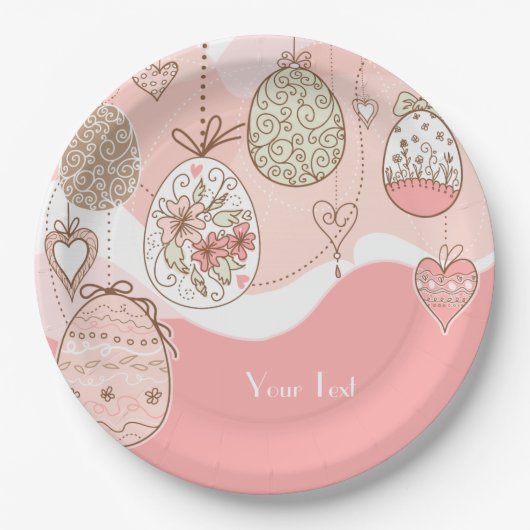 スウィートエレガンスイースターエッグ ペーパープレート (正面)