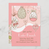 スウィートエレガンスイースター 招待状 (正面/裏面)
