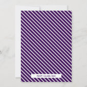 スウィートエレガントブラックベリー誕生日パーティー 招待状 (裏面)