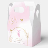 スウィートエレガントボホアーチバレリーナガールベビーシャワー フェイバーボックス (オープン)