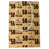 スウィートエレガント50タイポグラフィ ミディアムペーパーバッグ (正面)