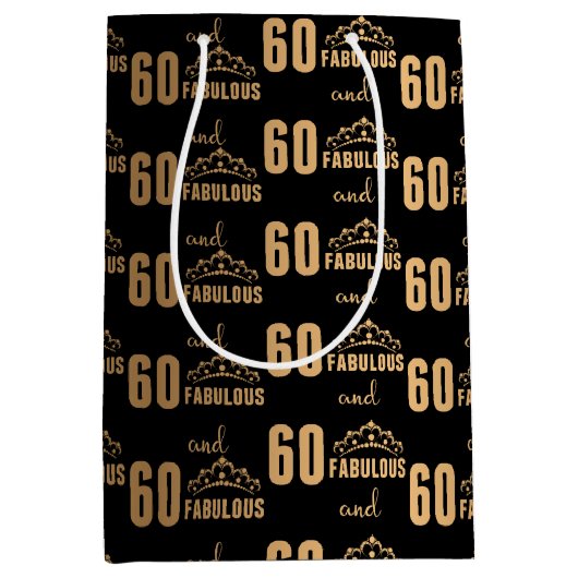 スウィートエレガント60タイポグラフィ ミディアムペーパーバッグ (正面)