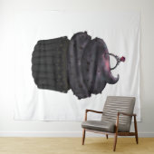 スウィートエンゲージメントカップケーキ タペストリー (インサイチュ(横))