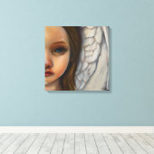 スウィートエンジェルガール キャンバスプリント (インサイチュ (ウッドフロア))