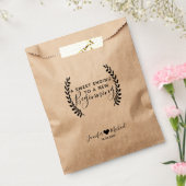 スウィートエンディング新しい開始結婚式の引き出物バッグ フェイバーバッグ (封をした状態)