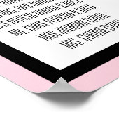 スウィートオートクチュールパリテーマブライダルバースデーパーティー ポスター (角)