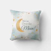 スウィートオーバーザムーンブルーボーイベビー子供部屋デコール クッション (正面)