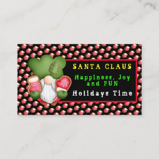 スウィートカスタマイズ格言カラーと文字 名刺 (正面)