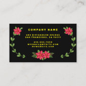 スウィートカスタマイズ格言カラーと文字 名刺 (裏面)