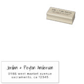 スウィートカスタム手書き結婚差出人住所 ラバースタンプ (押印)