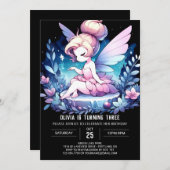 スウィートカスタム誕生日 招待状 (正面/裏面)